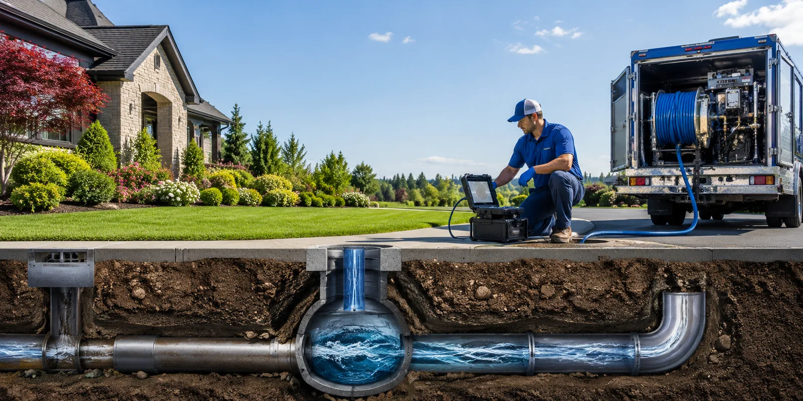 Drainage restoration information for New Paris, OH